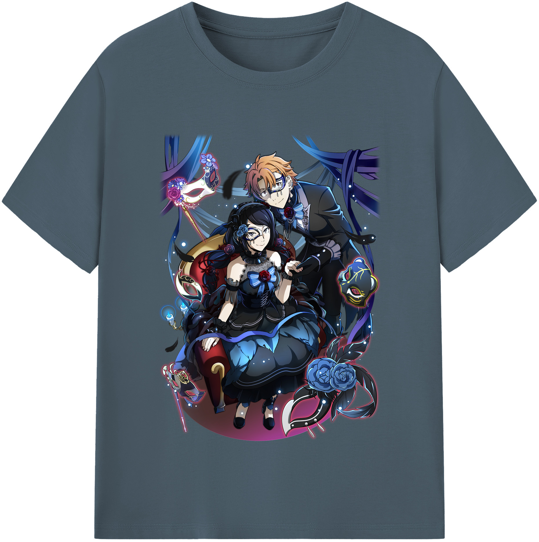 （画像用） 文豪ストレイドッグス Bungo Stray Dogs 綿100％半袖Tシャツ（フロントプリント）